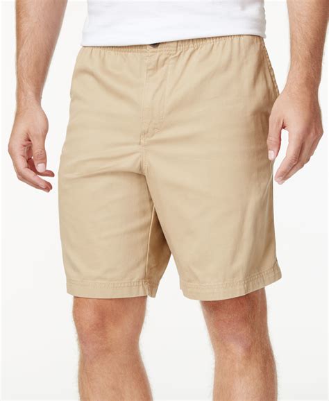 Izod Mens Elastic Waist Cargo Shorts For Men Lyst