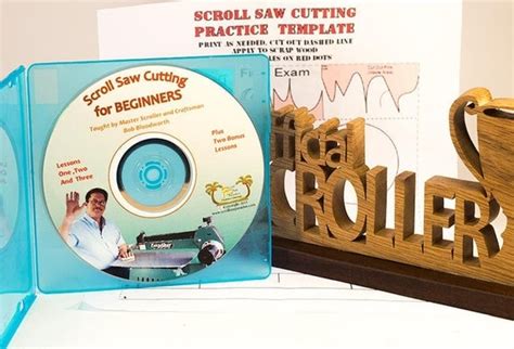 Scroll Saw Cutting For Beginners Three Lesson Dvd Plus Two