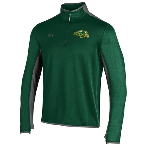 Under Armour Ndsu Bison Green Quarter Zip Pullover Jacket