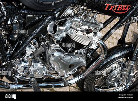 Tribsa Custom Motorcycle Stock Photo Alamy