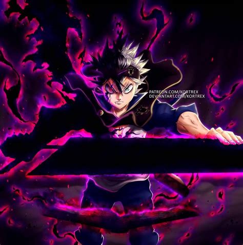 Commission Asta Black Clover By Kortrex Demon Pictures Cool Anime Pictures Otaku Anime