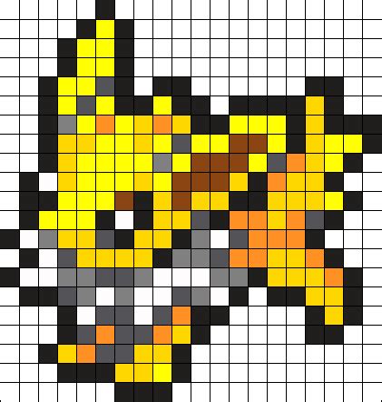 All your favorite pokemon in one place from the first to the eighth generation pixel. Jolteon Pixel Art Grid - Pixel Art Grid Gallery