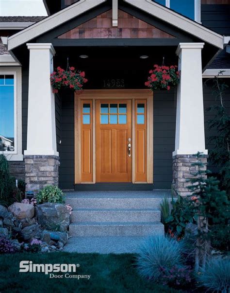 Simpson 7662 Exterior Entry Door In Solid Wood Door With