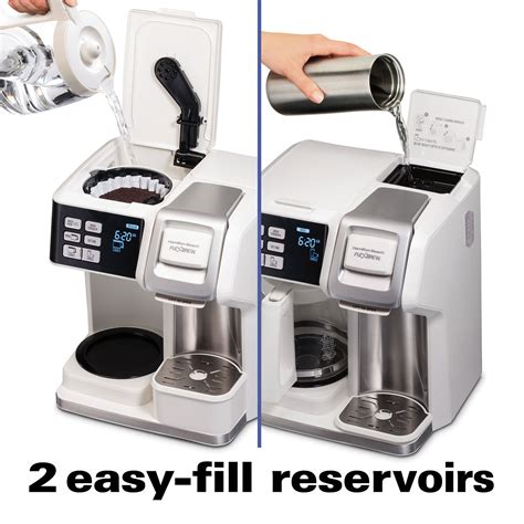 How to clean hamilton beach coffee maker model 46380. Hamilton Beach FlexBrew® 2-Way Coffee Maker (White) - 49947