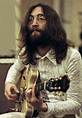 John Lennon in 1969 during the Abbey Road Sessions : OldSchoolCool ...