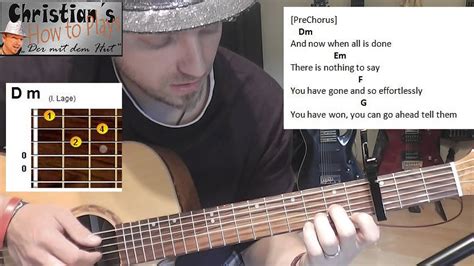 James Arthur Impossible Tabs Akkorde Akustik Gitarren Lesson Tutorial Hd Deutsch Youtube
