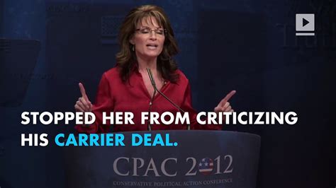 Palin Calls Trumps Carrier Deal Crony Capitalism Video Dailymotion