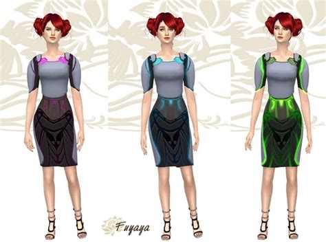 Alien Dress By Fuyaya At Sims Artists Sims 4 Updates