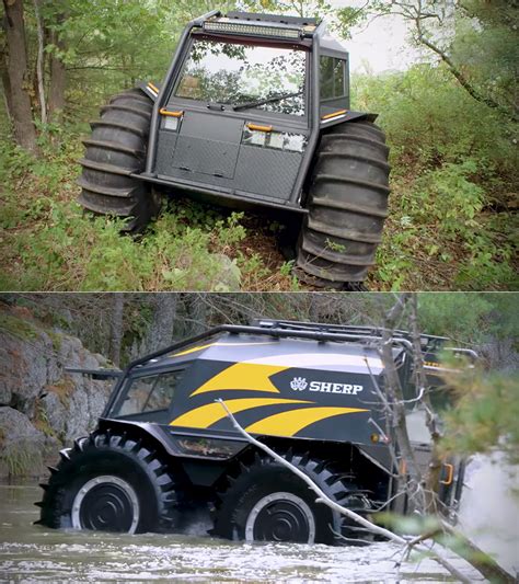 another look at sherp the 100k all terrain vehicle that goes anywhere even in water techeblog