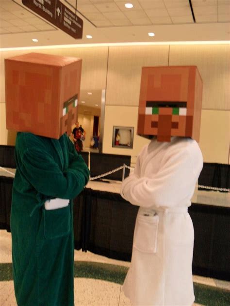 Minecraft Villager Costume Minecraft Costumes Minecraft Memes How To