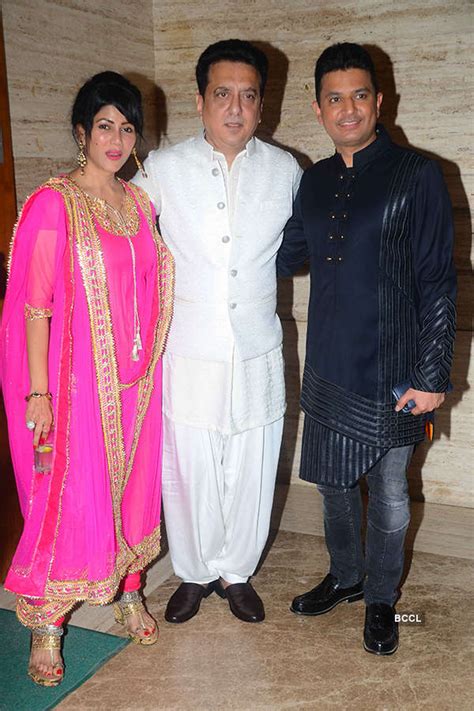Wardha Khan And Sajid Nadiadwala Attend Bhushan Kumar And Krishan Kumars Diwali Party In Mumbai