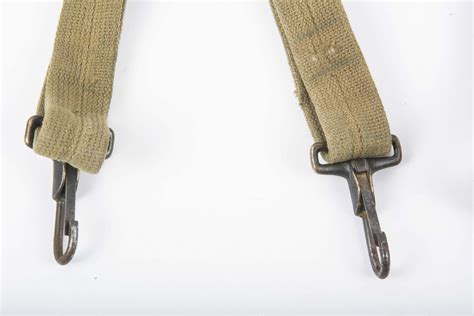 Us M1936 Suspenders With Cast Brass Buckles Fjm44