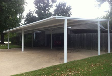 The rv's thin roof is not as strong or as tough as a metal carport's roof. Photo Gallery | G & L Carports