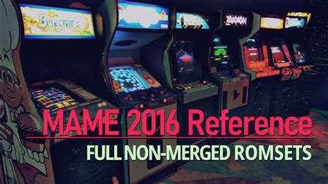Mame Reference Full Non Merged Arcade Romsets Free Download Borrow And Streaming