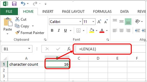 How To Count Characters In Microsoft Excel