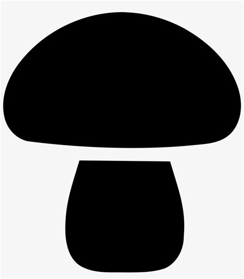 Vector Mushroom Svg Mushroom Icon Black And White Free Transparent