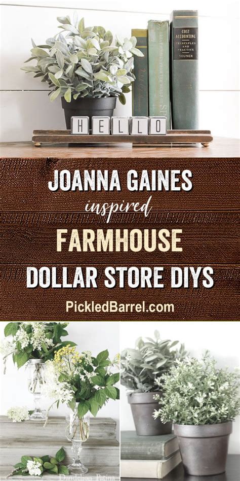 Joanna Gaines Inspired Farmhouse Dollar Store Diys Pickled Barrel