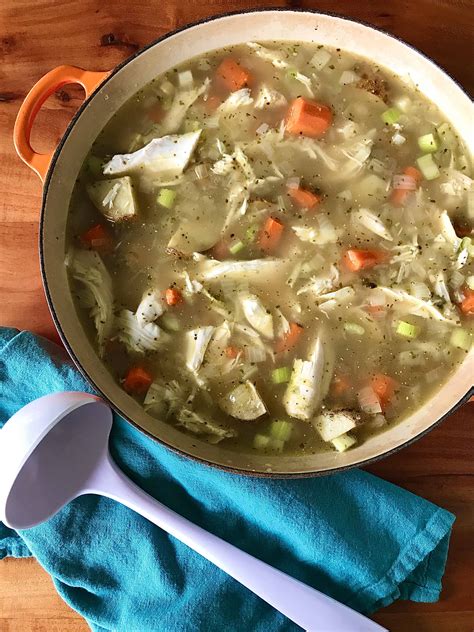 Leftover Chicken Soup With Vegetables Paleo Gluten Free Guy