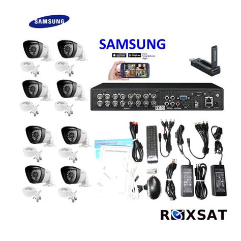 Samsung Sds P5102 16 Channel Dvr Security System 960h 2tb 8xcam Ebay