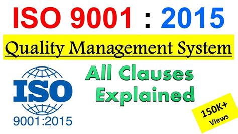 Iso 90012015 Quality Management System All 10 Clauses Explained