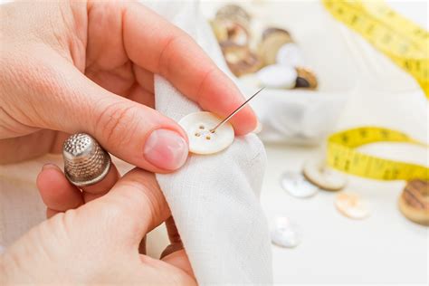 Sewing Button On Cloth Alteration Services Singapore