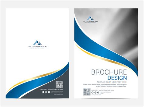 Brochure Layout Template Cover Design Background 557028 Vector Art At