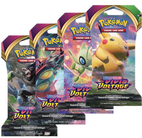 Vivid Voltage Sleeved Booster Pack Pokedirect Trainers Welcome