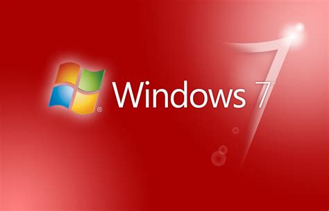 Windows 7 Professional Red Wallpaper Wallpapersafari