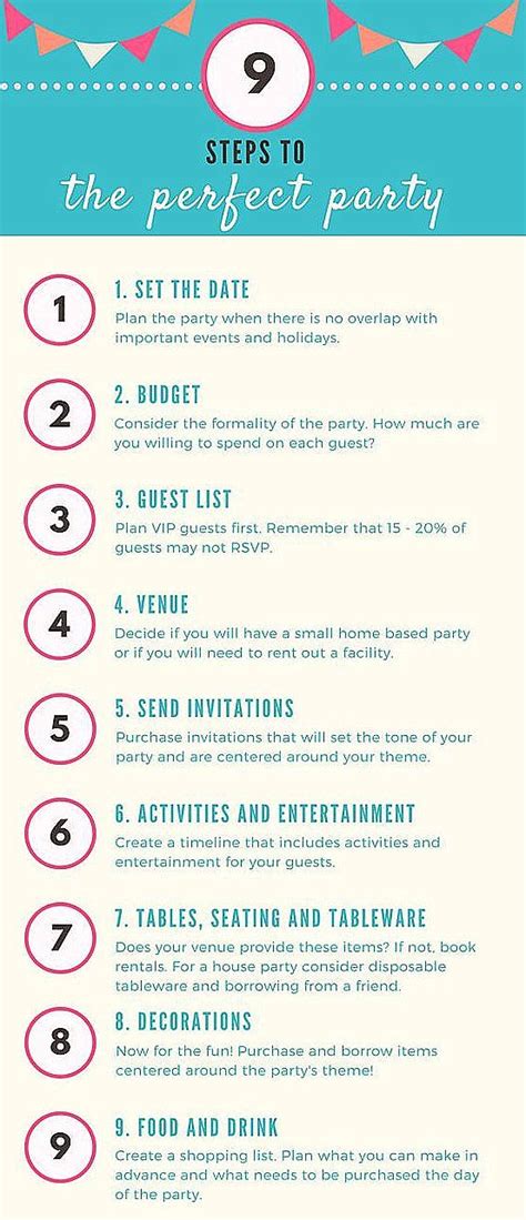 Here Are Some Steps To Hosting A Perfect Party Partysteps Eventdecor
