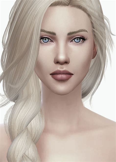 Luna Skin V2 Two Versions Sims 4 Sims 4 Cc Skin Ms Blue