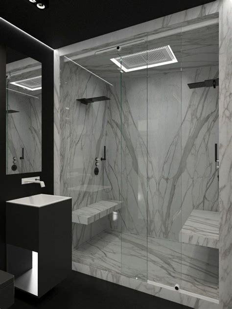 Stunning Black Marble Bathroom Design Ideas 02 Marble Bathroom