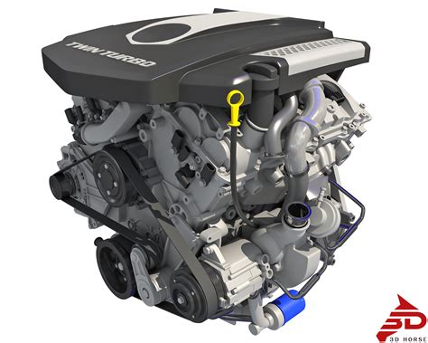 V6 Engine 3d Models By 3d Horse On Deviantart
