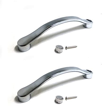 Replacement Shower Door Handles Chrome Curved Pair 717850179519 Ebay
