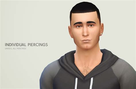 My Sims 4 Blog Individual Game Piercings For Males And Females By