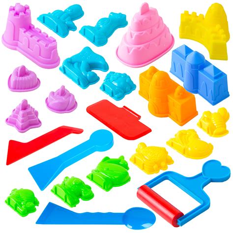 Usa Toyz Sand Molds Beach Toys For Kids 23pk Sand Castle Building Kit