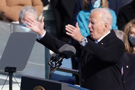 Joe biden accepted the democratic party's nomination for president on aug. Joe Biden Calls for Unity in Inaugural Speech While Demonizing Fellow Americans