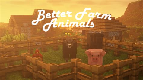 Better Farm Animals Texture Pack Para Minecraft 1204 1194 1182