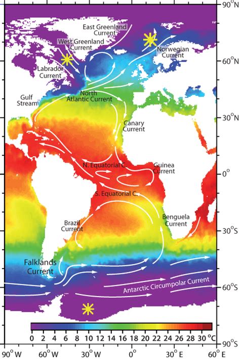 Ocean Current Temperatures Map Map Of Stoney Lake