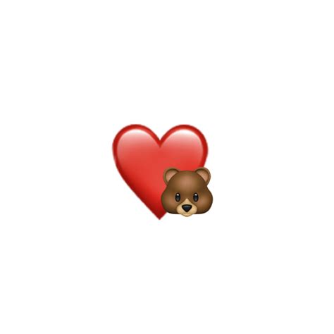 Freetoedit Heart Emoji Teddybear Sticker By Avocado1978