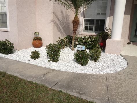 White Landscaping Rock Excited Front Yard Landscaping Ideas With