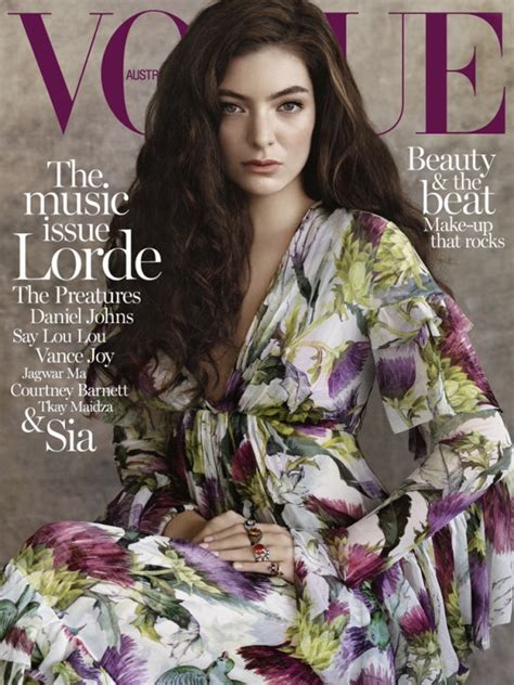 Duchess Dior Sweet Lorde Lorde For Vogue Australia July 2015