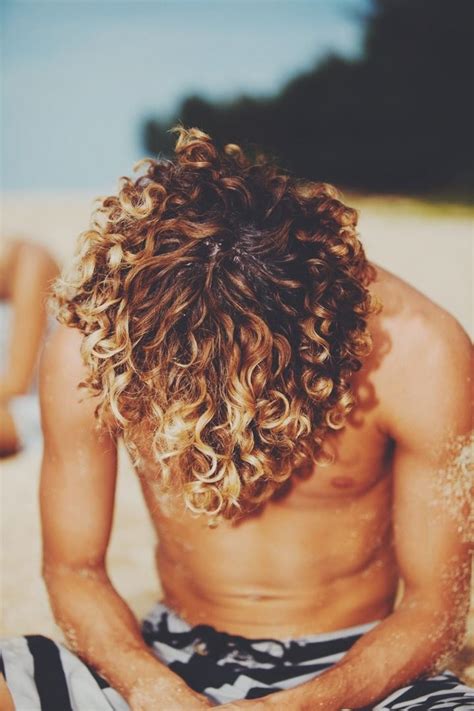 Hairstyles guys with curly hair. beach summer curly hair shirtless | Surfer hair, Curly ...