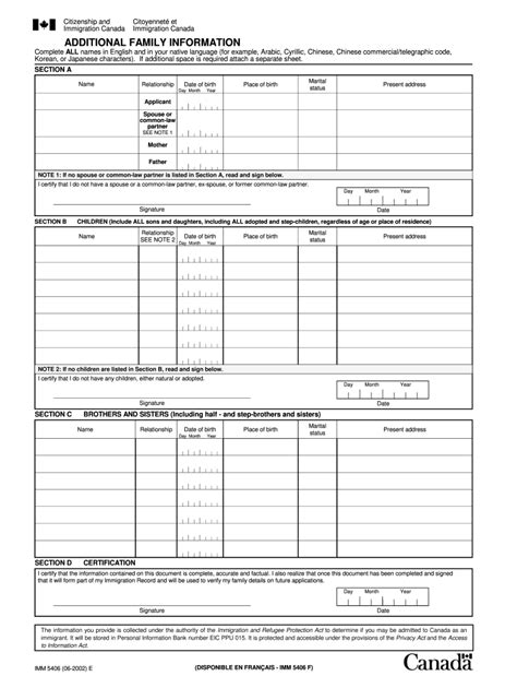 Imm 5406 Form 2023 Pdf Download Fill Online Printable Fillable