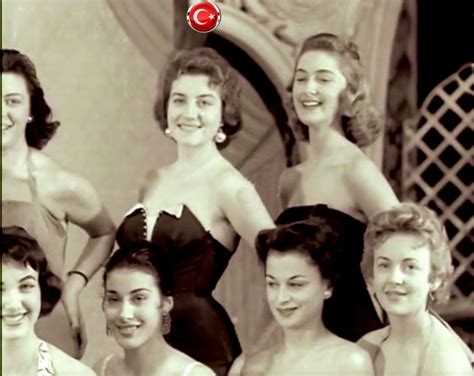 1956 Miss World Yarışması Türkiye Güzeli Suna Öztekin Beauty Queens