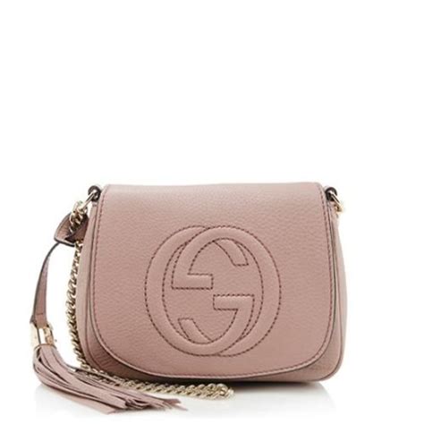 Gucci Leather Soho Chain Shoulder Bag Chanel Bag Bags Chain