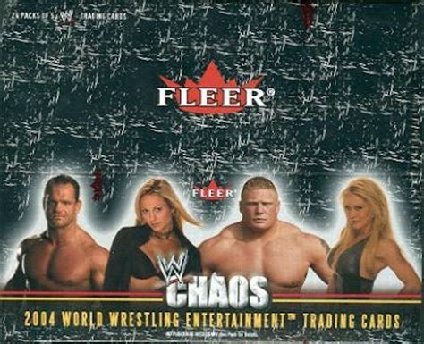 2004 Fleer Wwf Wwe Chaos Wrestling 24 Pack Box Da Card World