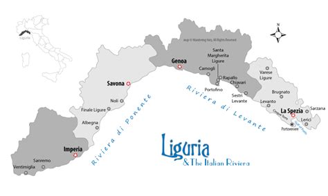 Liguria Maps And Travel Guide Italian Riviera Wandering Italy