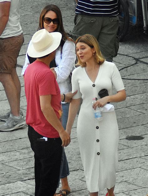 Lea Seydoux On The Set Of No Time To Die New James Bond Movie In Matera 09152019 Hawtcelebs