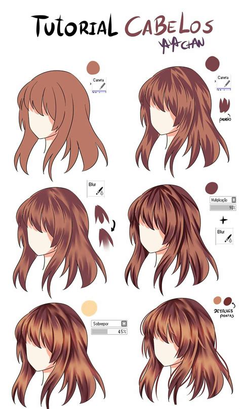 Pin By Kawamavi On Tutoriales Uwu Drawing Hair Tutorial Anime Hair