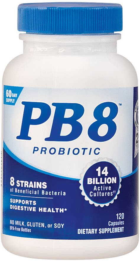 Pb8 Probiotic Acidophilus Pb 8 Probiotic 120 Capsules Pipingrock